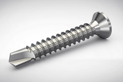 Rapierstar stainless steel self-tapping screw with drill point for aluminium curtain walling.